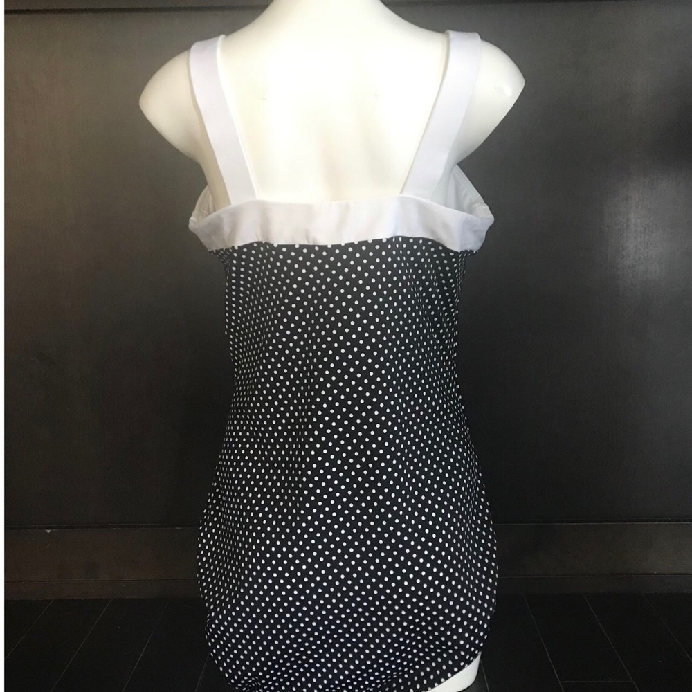 Swim Solutions Plus Size 18 black polka dot 1pc - Picture 3 of 4